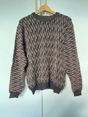 Tundra 100% Mercurized vintage style knit sweater Medium NWT